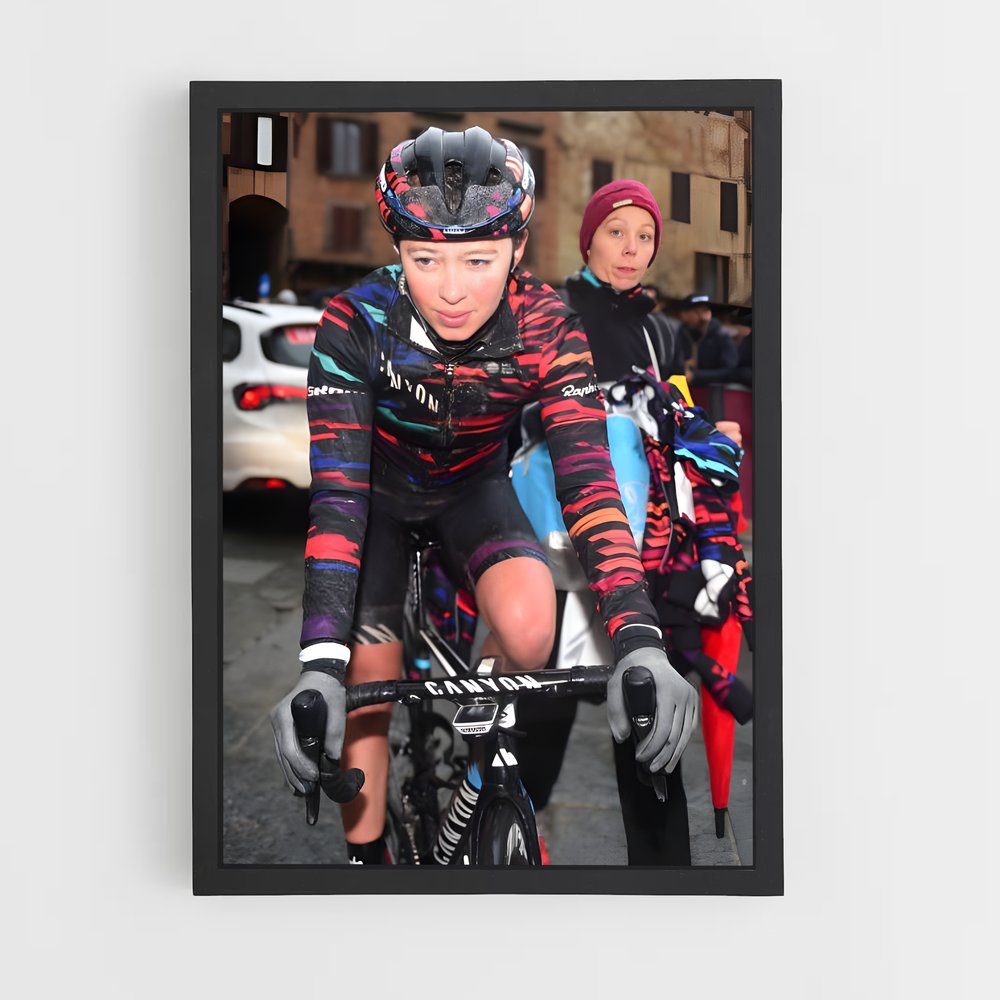 Poster Roues et Rêves – affiche Cyclisme (vue 2)